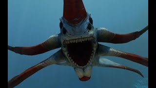 Getting attacked By the Reaper leviathan for the first time in subnautica [upl. by Aiki641]