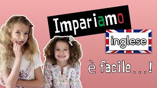 INGLESE PER BAMBINI  01  Impara linglese per bambini e principianti [upl. by Alexine659]