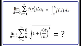 524 HW Example from Riemann Sum to Definite Integral [upl. by January]