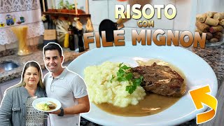 RISOTO DE QUEIJO COM FILÉ MIGNON AO MOLHO MADEIRA  ESPECIAL DIA DAS MÃES [upl. by Edna927]