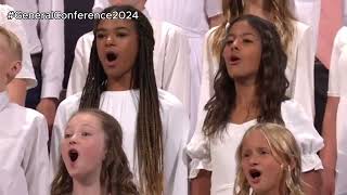 Childrens Choir at the October General Conference 2024 [upl. by Rotkiv]