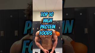 Top 10 High Protein Food  shorts food protein [upl. by Makell]