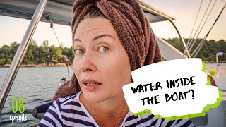 Water Inside The Boat  Sailing Catamaran FULL Refit  Part II ✸ S2E8 ✸ [upl. by Hofmann]