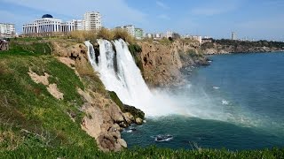 Duden Waterfall Antalya Turkey  YouTube [upl. by Aztilem]