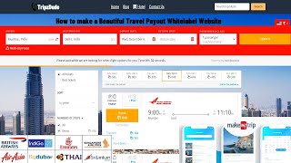 How to make a beautiful Travelpayouts whitelabel Website [upl. by Yornek229]