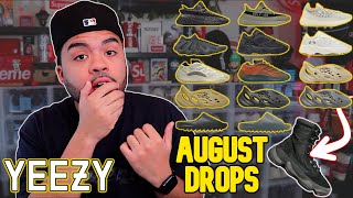 EVERY YEEZY DROP August 2023 Release Dates CONFIRMED  Slides Boots amp RESTOCKS [upl. by Aicilaana197]