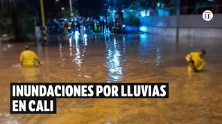 Lluvias en Cali registran inundaciones en varios puntos de la ciudad  El Espectador [upl. by Anotyal]