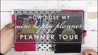 Mini Happy Planner Walk Through amp Set Up  How I use my Mini Happy Planner [upl. by Riobard]