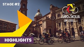 Il Giro di Sicilia 2023  Stage 2  Highlights [upl. by Wehrle]