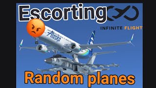 Escorting Random Planes in Infinite Flight [upl. by Ahsinod]