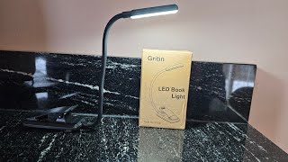 Review of a Gritin LED Book Light [upl. by Newton]