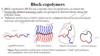 SOT4thYearPolymer ScienceUnit38Blockcopolymers15042020 [upl. by Sherrer]