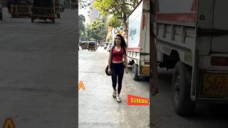 Fatima Sana Sheikh spotted at Bandra NEUZBOND [upl. by Eidlog728]