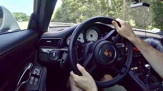 MANUAL 9912 Porsche GT3  Tedward POV Test Drive Binaural Audio [upl. by Silvestro]