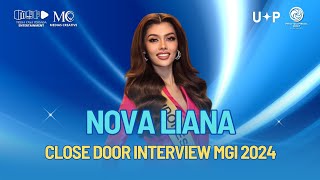 Nova Liana Miss Grand Indonesia 2024 Close Door Interview Miss Grand International 2024 [upl. by Kleper441]