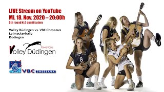 NLA Volleyball TS Volley Düdingen  VBC Cheseaux [upl. by Anifares]