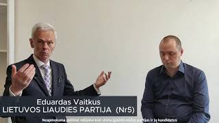 Eduardas Vaitkus Papirkinėjimas Skalbimo Milteliais ir Alumi Rinkimų Absurdas [upl. by Berlin]