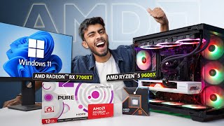 Building the Ultimate Budget All AMD Gaming PC 🤩 With Ryzen 5 9600X⚡ [upl. by Idzik]