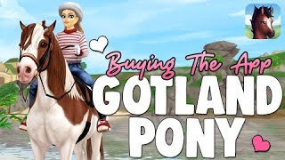 Buying the App Gotland Pony  SSO Horses  Star Stable Online 💜 [upl. by Rahel]