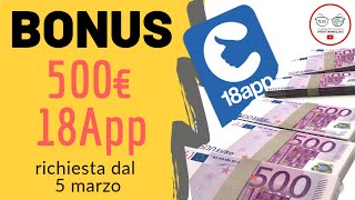 BONUS 500€ 18app 2020 [upl. by Imena385]