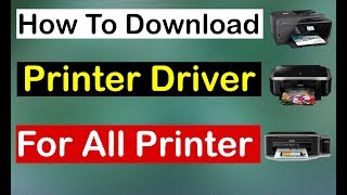 How To Download Drivers For All Printer For Laptop  Pcs [upl. by Allimac244]