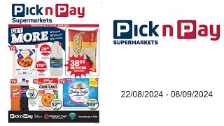 Pick n Pay specials ZA  22082024  08092024 [upl. by Aihtak735]