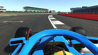 iRacing Mercedes W12  Silverstone Hotlap 124878 [upl. by Cassell]