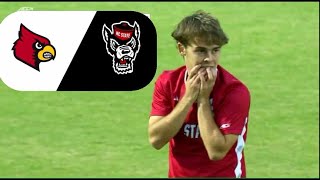 North Carolina vs Louisville Soccer Highlights [upl. by Huey]