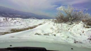 Subaru Impreza 16 4x4 96  Winter performance in the mountain on 10 cm snow [upl. by Ees]