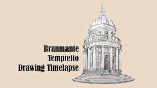 Architecture Sketch 005 Tempietto by Donato Bramante [upl. by Coral]