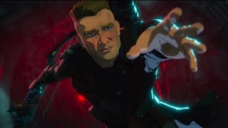 Hawkeye Sacrifices Scene Sad Black Widow  What If Episode 8 [upl. by Eseerahs]