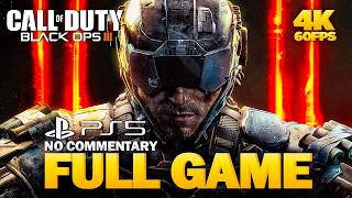 Call of Duty Black Ops 3 Full Game Walkthrough Gameplay  4K 60FPS PS5  No Commentary [upl. by Aynuat]