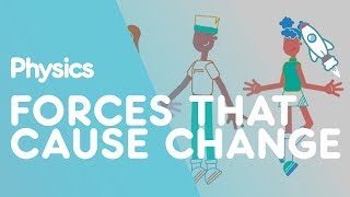 Forces That Cause Change  Forces amp Motion  Physics  FuseSchool [upl. by Aramahs]