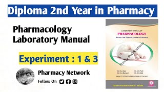 Pharmacology Laboratory Manual  D Pharmacy 2 nd Year  Trinity Publication house [upl. by Foscalina]