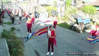 Urdaneta City University Drum and Bugle Corps at Urdaneta City 2023 Town Fiesta  parade [upl. by Iaverne]