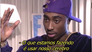 Tupac fala sobre letras do RAP comunidade negra e mais LEGENDADO  wwwyoutubecomKingdomOfPac [upl. by Samale]