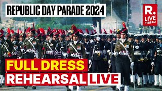 WATCH Republic Day Parade Full Dress Rehearsal At India Gate  Republic Day 2024 [upl. by Friedman183]