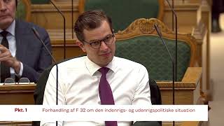 Morten Messerschmidts tale til Folketingets afslutningsdebat 2024 [upl. by Hugh543]