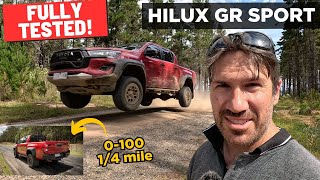 2024 Toyota HiLux GR Sport Detailed review amp 0100 14 mile POV [upl. by Eloisa]