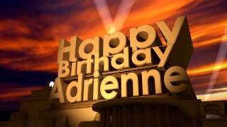 Happy Birthday Adrienne [upl. by Ahsropal]