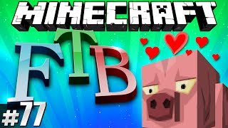 Minecraft Feed The Beast 77  Pig Love [upl. by Coulombe]