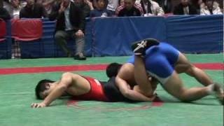 College Wrestling in Japan レスリング  Doshisha vs Chukyo Gakuin 125827 [upl. by Eladroc401]