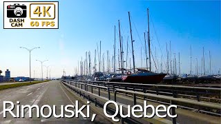 ⁴ᴷ⁶⁰ Dash cam Rimouski Quebec [upl. by Akkim959]