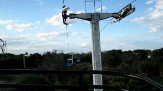 Busch Gardens skyride ride from drive station to tension [upl. by Samuella]