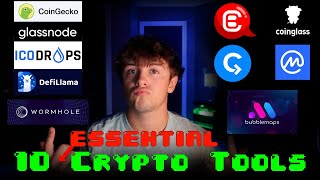 Top 10 ESSENTIAL Crypto Tools You NEED to Use [upl. by Annelg]