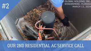 Central AC Service Call Reveals Horrific Prior HVAC Maintenance [upl. by Aigroeg]