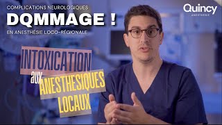 DQMMAGE   Toxicité des anesthésiques locaux  Dr Zanoun [upl. by Enelez]