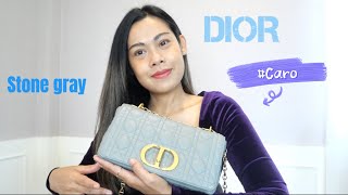 Dior Caro Medium unboxing what fit mod shots [upl. by Weig]