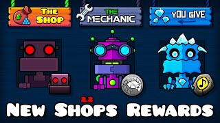 All New Shops Rewards  Geometry dash 22 [upl. by Lanod618]