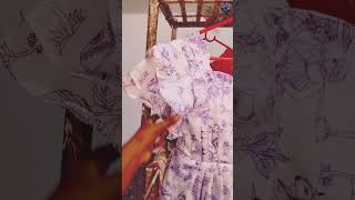 Saree to convert feeding frock 👗 [upl. by Yecnay59]